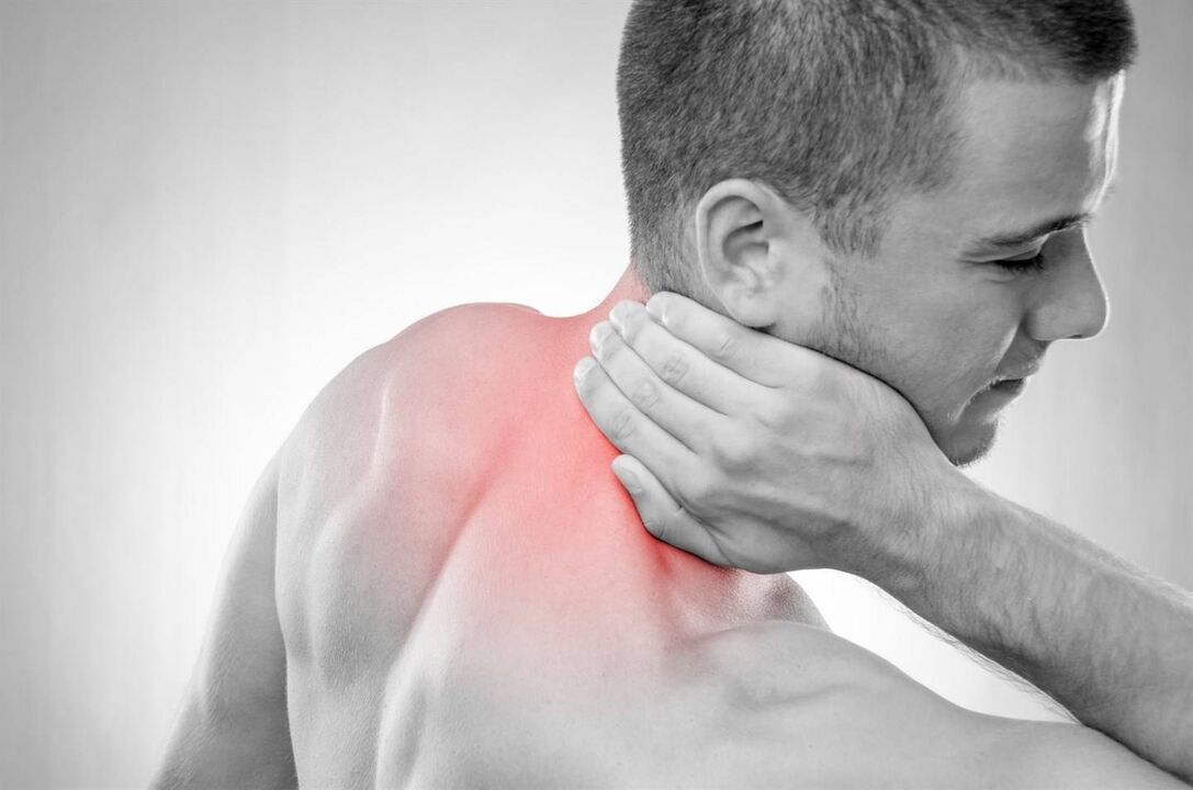 Neck pain with osteochondrosis