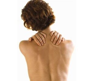 Back pain due to osteochondrosis