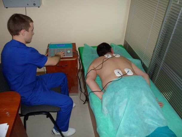 Physical therapy as a treatment for osteochondrosis